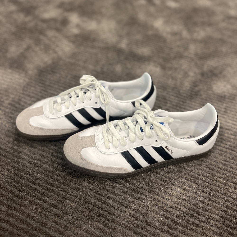Adidas White Sambas NWOT